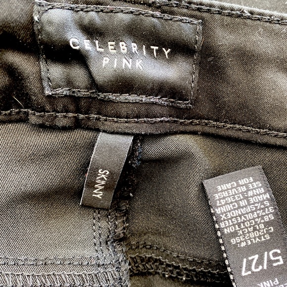 💕SALE💕 Victoria Secret Celebrity Pink Black Skinny Jeans - Picture 5 of 6